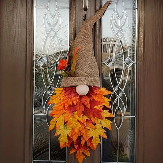 Őszi Maple Gnome bejárati ajtó fogas